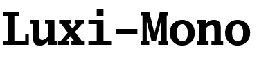 Luxi-Mono.ttf