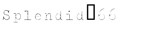 Splendid-66.ttf