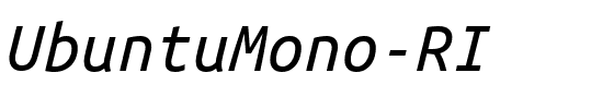UbuntuMono-RI.ttf