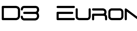 D3 Euronism.ttf