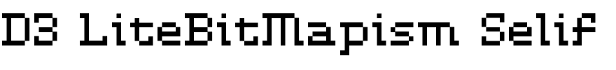 D3 LiteBitMapism Selif.ttf