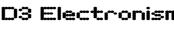 D3 Electronism.ttf