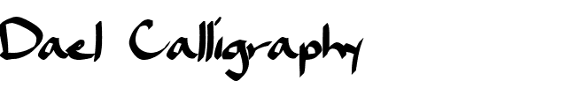 Dael Calligraphy.ttf