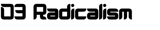 D3 Radicalism.ttf