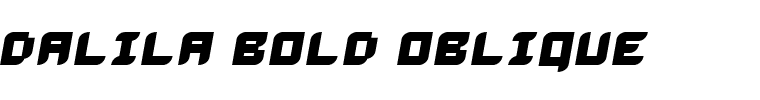 Dalila Bold Oblique.ttf