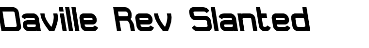 Daville Rev Slanted.ttf
