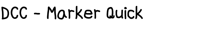 DCC - Marker Quick.ttf