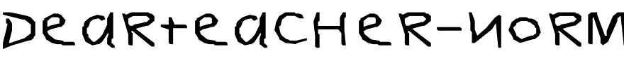 DearTeacher-Normal Wd.ttf