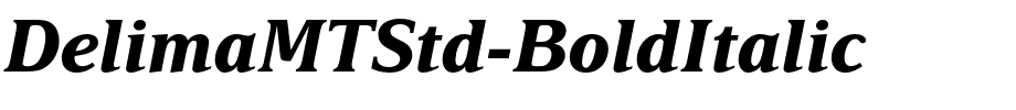 DelimaMTStd-BoldItalic.otf