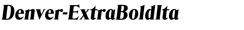 Denver-ExtraBoldIta.otf