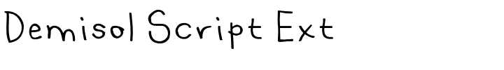 Demisol Script Ext.ttf