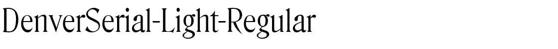 DenverSerial-Light-Regular.ttf
