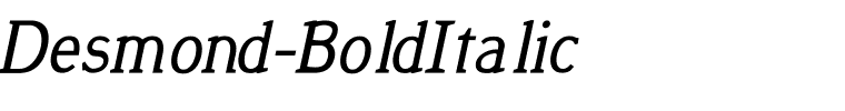 Desmond-BoldItalic.ttf