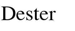 Dester.ttf