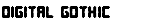 DIGITAL GOTHIC.ttf