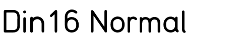 Din16 Normal.ttf
