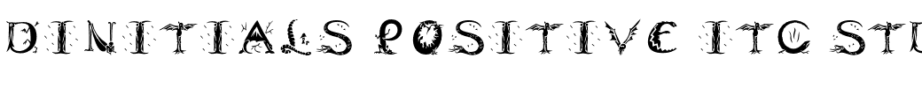 Dinitials Positive ITC Std.ttf