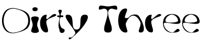 Dirty Three.ttf