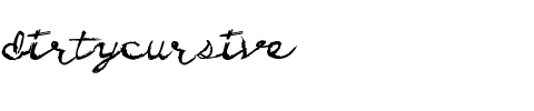 DirtyCursive.ttf