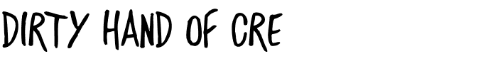 DIRTY HAND OF CRE.ttf