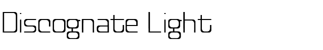 Discognate Light.ttf