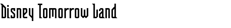 Disney Tomorrow Land.ttf