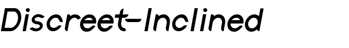 Discreet-Inclined.ttf