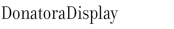 DonatoraDisplay.otf