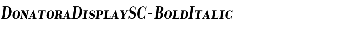 DonatoraDisplaySC-BoldItalic.otf