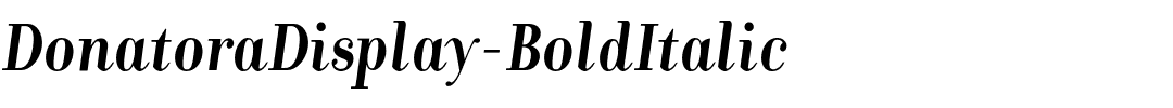 DonatoraDisplay-BoldItalic.otf