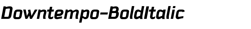 Downtempo-BoldItalic.ttf