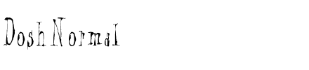 Dosh Normal.ttf