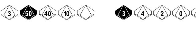 dPoly Decahedron.ttf