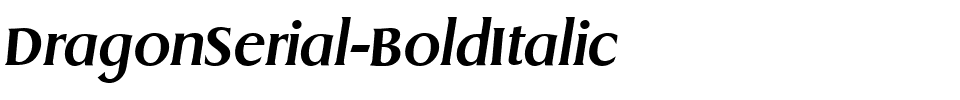 DragonSerial-BoldItalic.ttf