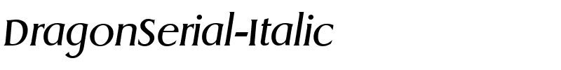 DragonSerial-Italic.ttf
