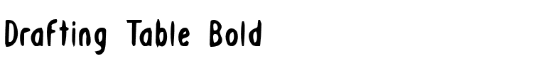 Drafting Table Bold.ttf