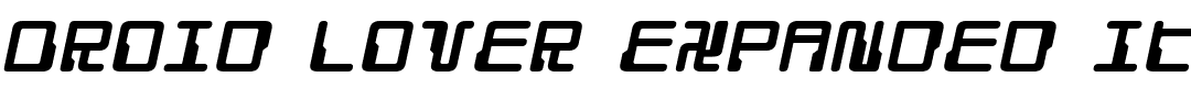Droid Lover Expanded Italic.ttf