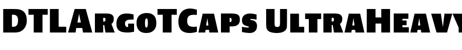 DTLArgoTCaps UltraHeavy.ttf