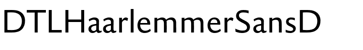 DTLHaarlemmerSansD.otf