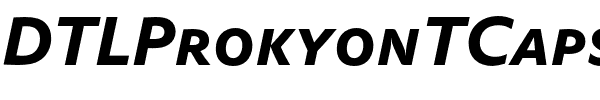 DTLProkyonTCaps.ttf