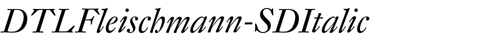 DTLFleischmann-SDItalic.otf