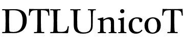 DTLUnicoT.otf