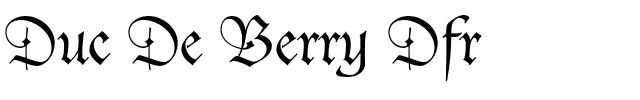 Duc De Berry Dfr.ttf