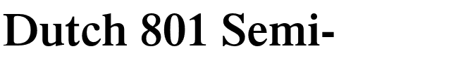 Dutch 801 Semi-.ttf