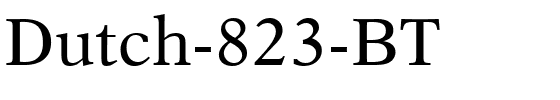 Dutch-823-BT.ttf