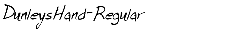 DunleysHand-Regular.ttf