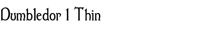 Dumbledor 1 Thin.ttf