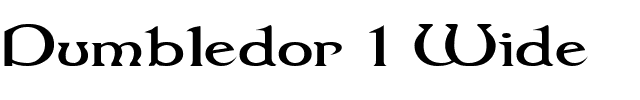 Dumbledor 1 Wide.ttf