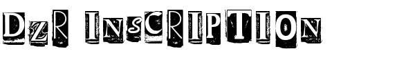 DZR INSCRIPTION.ttf
