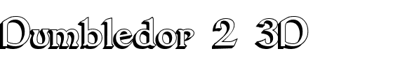 Dumbledor 2 3D.ttf